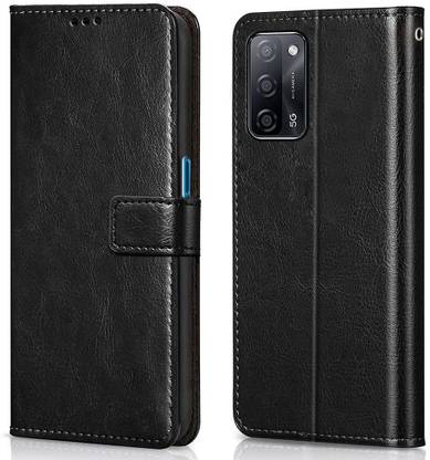 Coverview OPPO A55 5G / OPPO A55s 5G Artificial Leather Flip Cover