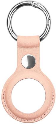 SAM GADGETS WORLD Front & Back Case for Apple Airtag (2021) with Leather Protective Keyring / Keychain