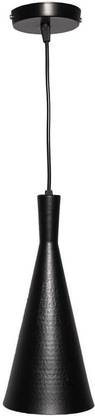 Virya Black Cone Shaped Vintage Pendant Light Ceiling Lamp Simple Compact Design For Home Decor (Without Bulb) Pendant Lamp Ceiling Lamp