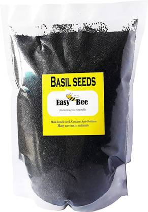 easybee Basil Seeds Sabja Faaluda Seeds Basil Seeds