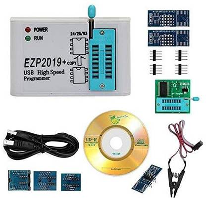 DHRUV-PRO EZP2019 High Speed USB SPI Programmer With 7 connector Better Than EZP2010 EZP2013 Support 32M Flash 24 25 93 EEPROM 25 Flash bios Win7 Win8 Micro Controller Board Electronic Hobby Kit
