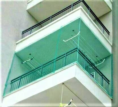 Amz Sports Nets 10FtX10Ft (12 PLY)Anti Bird Net for Balcony Protection Pigeon Monkey Protection, Bird Net