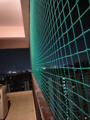 Amz Sports Nets GR-12PLY 10FTX15FT Nylon Mesh Child Protection Net/Balcony Net/Bird Net/Monkey Net Bird Net