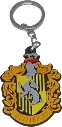 Stylathon ST OTTER HARRY SPECIAL EDITION HUFFLEPUFF SYMBOL HOGWARTS KEYCHAIN YELLOW MULTICOLOUR Key Chain