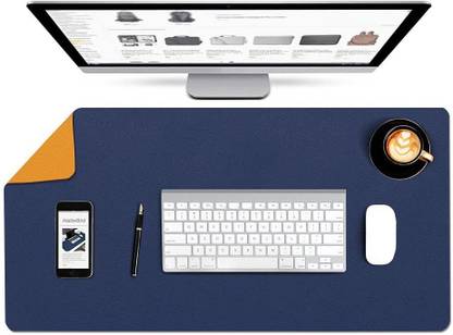 Le Agape Extended Mouse Pad/Desk Mat for Work from Home/Office/Gaming | Vegan PU Leather | Anti-Skid, Anti-Slip, Reversible Splash-Proof Non Slip Base Dual Sided Mousepad