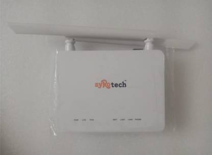 Syrotech SY-GPON-1110E-WDONT (Eco Series Version 3) Wireless Router 2.4 GHz 300 Mbps Wifi Speed Single Band External Antenna Both (Ethernet and ADSL)