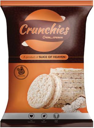 Slice Of Heaven CRUNCHIES Rice Cakes, Multigrain Healthy Rice Crackers Snack (Pack of 2, Amalaki) 2*60gm, 10 Rice Cakes/Pack