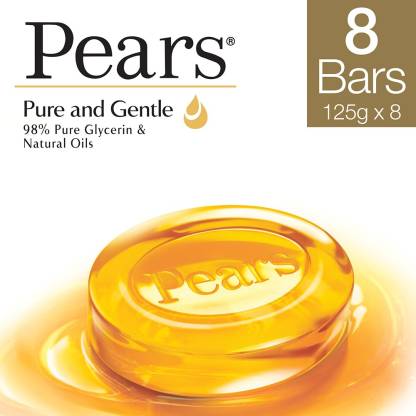 Pears Pure & Gentle Bar, Paraben-Free Body For Soft Skin