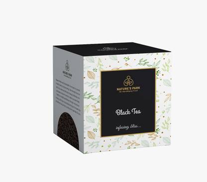 Nature's Park Indian Leaves (CTC), Strong & Refreshing Black Tea Box