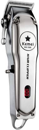 Kemei KM-1996 Professional Electric Hair Cut Machine Shaver Rechargeable Hair Clipper Trimmer 120 min  Runtime 4 Length Settings