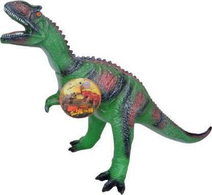 INFINITE POCKET Velociraptor Realistic Look Large Flexible T-Rex Dinosaur Toy with Real Sound for Kid