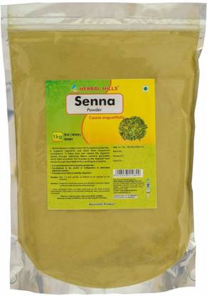 Herbal Hills Senna powder - 1 kg powder - Pack of 2