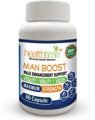 Health Time Man Boost Capsules for Increase Energy Unlimited Performance 100% Ayurvedic