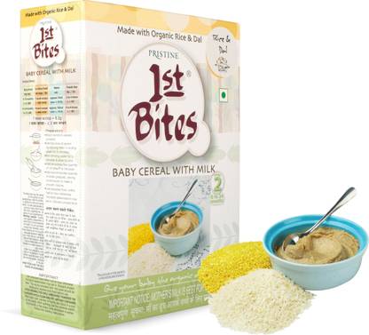 1st Bites Baby Food (8-24 Months) Stage-2, 100% Organic Rice & Dal|Infant| Cereal