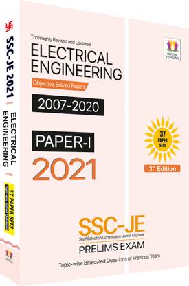 SSC JE Electrical Engineering 2021 (Prelims) 2007- 2020: Topic Wise Previous Years Solved Question Papers