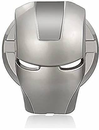 Allure Auto Silver Car Engine Start Stop Switch Lambo Style Button Cover Decorative Auto Accessories Push Button Sticky Cover Car Interior Iron Man Car Inverter