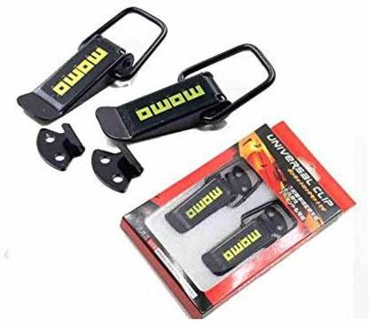 LAVITRA MM Racing Car Big Boot Bonnet Side Bumper Guards Toggle Fasteners Catch Clips 2PCS Locking Carabiner