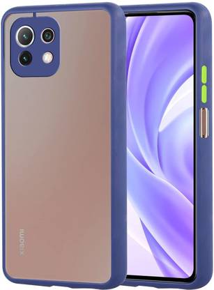 Rasmika Back Cover for Mi 11 Lite Smoke Case 4 Side Full Protection Back Cover
