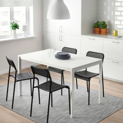 Ikea Tropical Metal 4 Seater Dining Set, Round Dining Table Ikea India