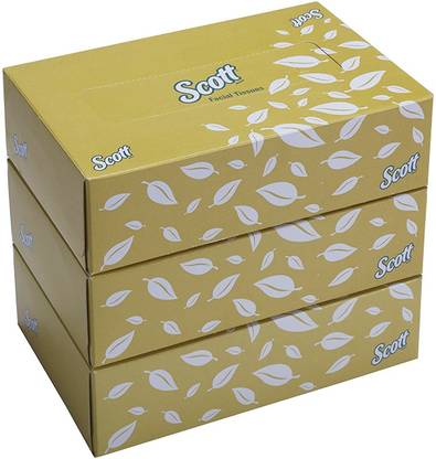 Scott Facial Tissue Flat Box 60043