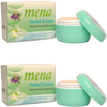 HUAYUENONG HB Mena Herbal White Mineral Renewal Cream For Glowing, Anti-Ageing & Spotless Skin (Pack Of 2)