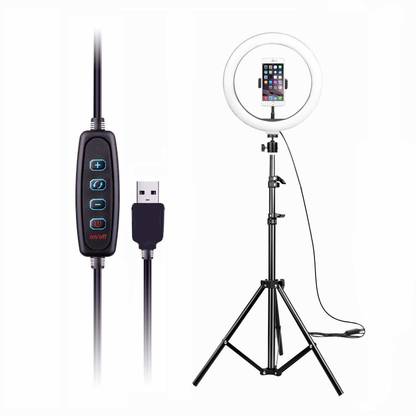 Paradox 10"LED Selfie Ring Light with 7Ft Extendable Tripod Stand for Live Streaming P3 Ring Flash