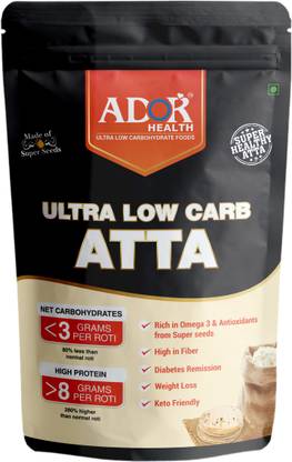 ADOR Health Ultra Low Carb Keto Friendly Atta | <3 Grams Net Carb Per roti