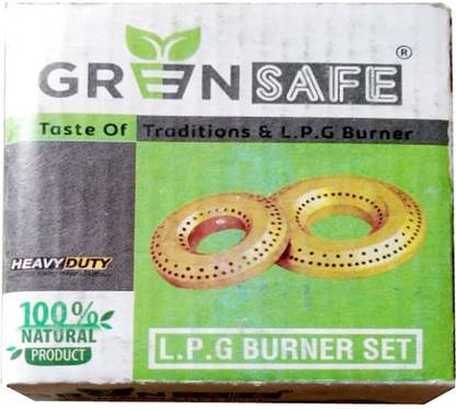 Hongxin GREEN SAFE 1 SET OF 2 BURNER ( one small and one big) Brass Manual Gas Stove