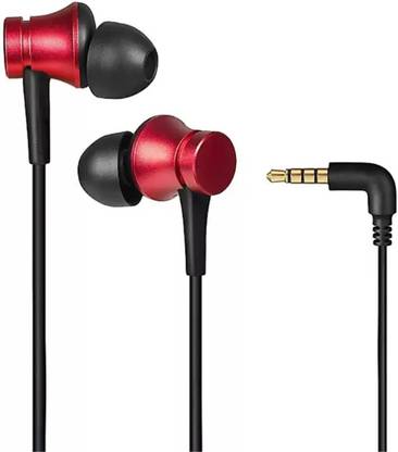 Vijay Sales Earphones Basic with Mic in Ear Wired Earphones Wired