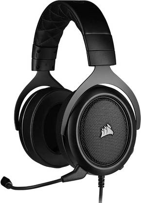 CORSAIR HS50 PRO Wired Headset  (Black, On the Ear)
