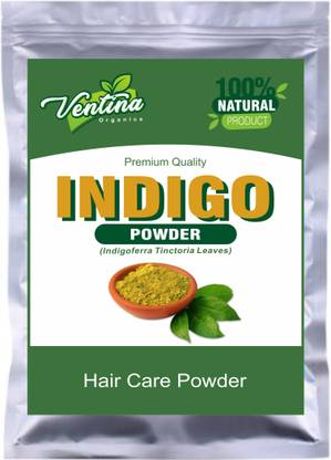 Ventina Organics 100% Pure Indigo Powder For Herbal Hair Color