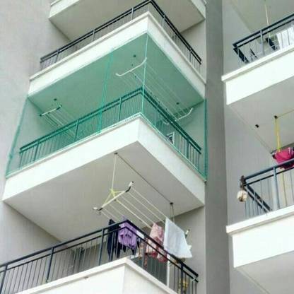 Amz Sports Nets Balcony/Bird/Monkey/Child Protection Net(GREEN) (24 Ply,10FtX80Ft.) Bird Net