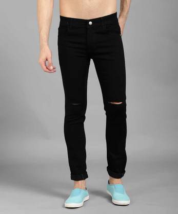 Ansh Fashion Wear Regular Men Black Jeans