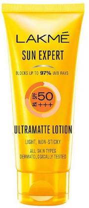 Lakmé Sun Expert SPF 50 Ultra Matte Lotion, 100 ml