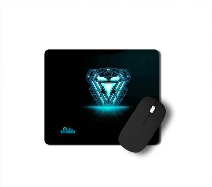 Tee Mafia Ironman Heart Mouse Pad Non Slip Base Mousepad