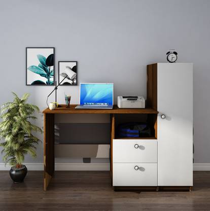 Woodbuzz Derrick Engineered Wood Study Table