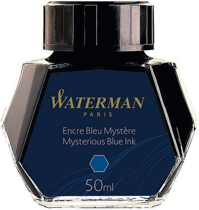 Waterman Blue/Black Shade Ink (Mysterious Blue) 50 ml Ink Bottle