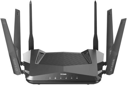 D-Link DIR-X5460 5400 Mbps Wireless Router  (Black, Dual Band)
