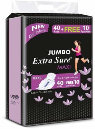 Extra Sure jumbo maxi sanitary pad all night perotection Sanitary Pad
