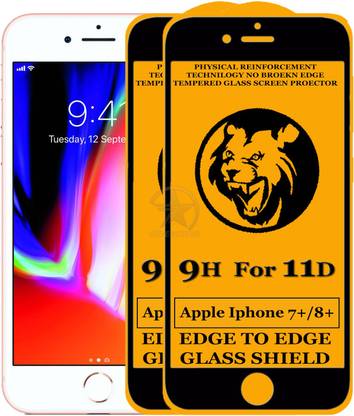 SEVEN7STAR Edge To Edge Tempered Glass for Apple iPhone 8 Plus
