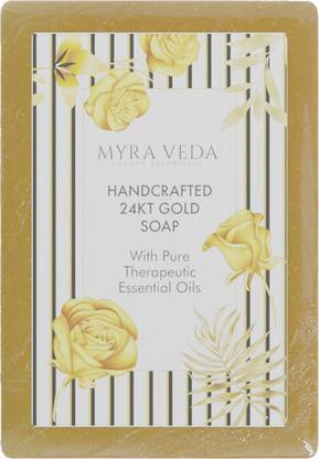 Myra Veda Handcrafted 24KT Gold Soap