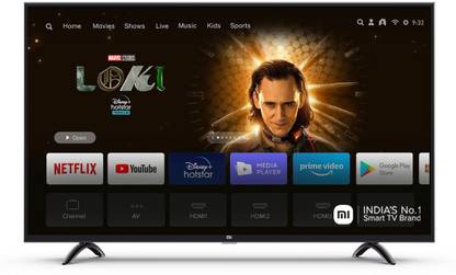 XIAOMI by Mi 4X 108 cm (43 inch) Ultra HD (4K) LED Smart Android TV