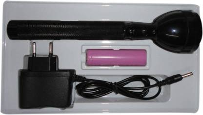 AKR SUPER JY-8990 Long Range RECHARGEABLE (BLACK) Torch