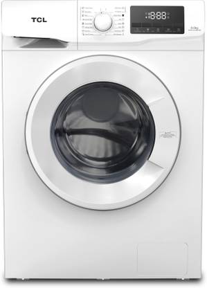 TCL 8 kg with Inverter Fully Automatic Front Load Washing Machine with In-built Heater White