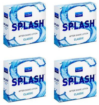 VI-JOHN After Shave Lotion Splash (50 ml) (pack of 4)