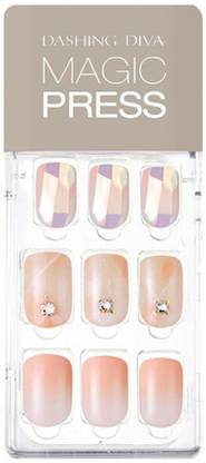 DASHING DIVA Magicpress Blooming Muse ABS Plastic Manicure Artificial Nails Muse
