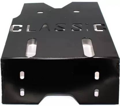 Bullkartzone Front Mud/Engine Crash Guard For Royal Enfield Classic 350 2006, 2007, 2008, 2009, 2010, 2011, 2012, 2013, 2014, 2015, 2017, 2018, 2019 (Black)