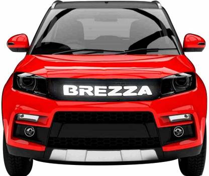 IMMUTABLE RRT- RT-PRO- White Alpha Led Front Grill Compatible with Vitara Brezza Type 1 (2016-2020)4T Car Grill Cover