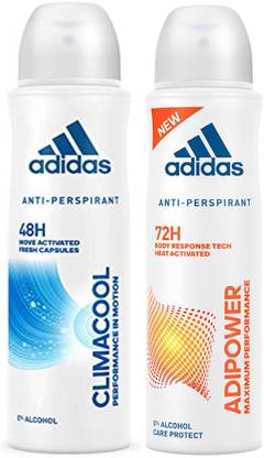 ADIDAS Climacool And Adipower Deo For Women Pack2 Deodorant Spray  -  For Women