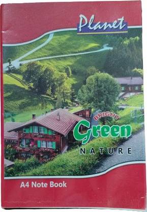 SHREEHARI Planet company A4 Notebook Unrulled 100 Pages